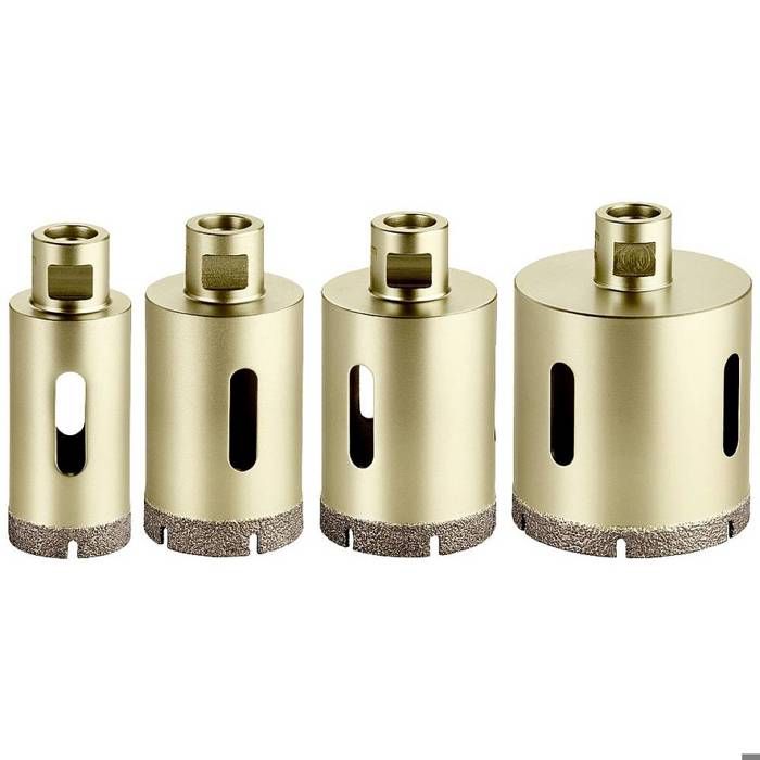 Set 4 couronnes diamantées Dry M14 35405068 mm pour meuleuse angulaire - vue 4