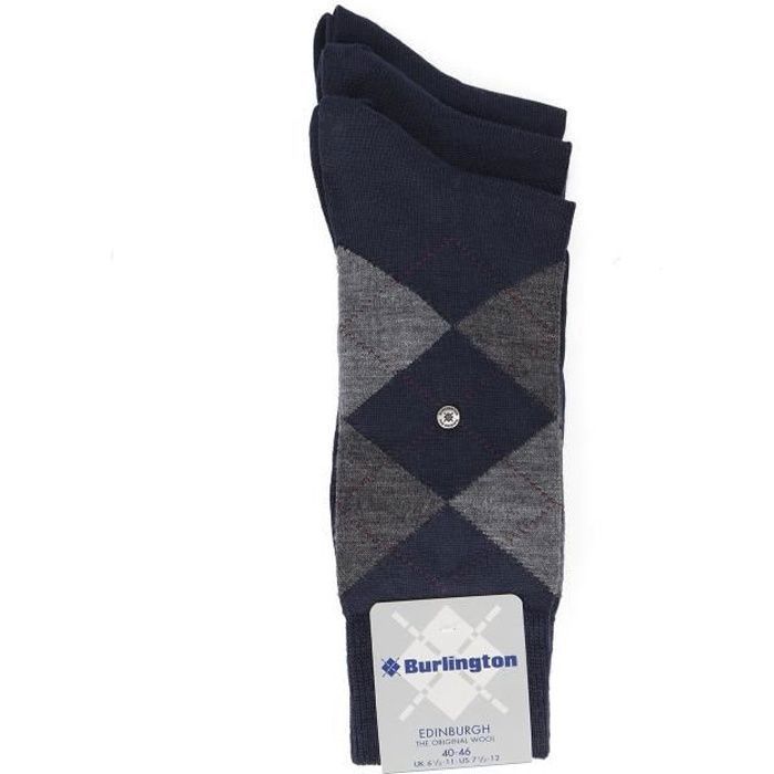 Burlington Homme Clyde Chaussettes Respirantes Durables
