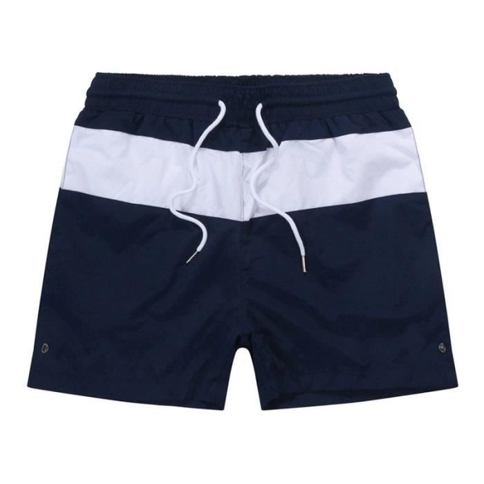 Shorts De Plage Merking Pour Homme - Pack De 3, 4 Ou 5 - Coton Respirant - Taille Haute été