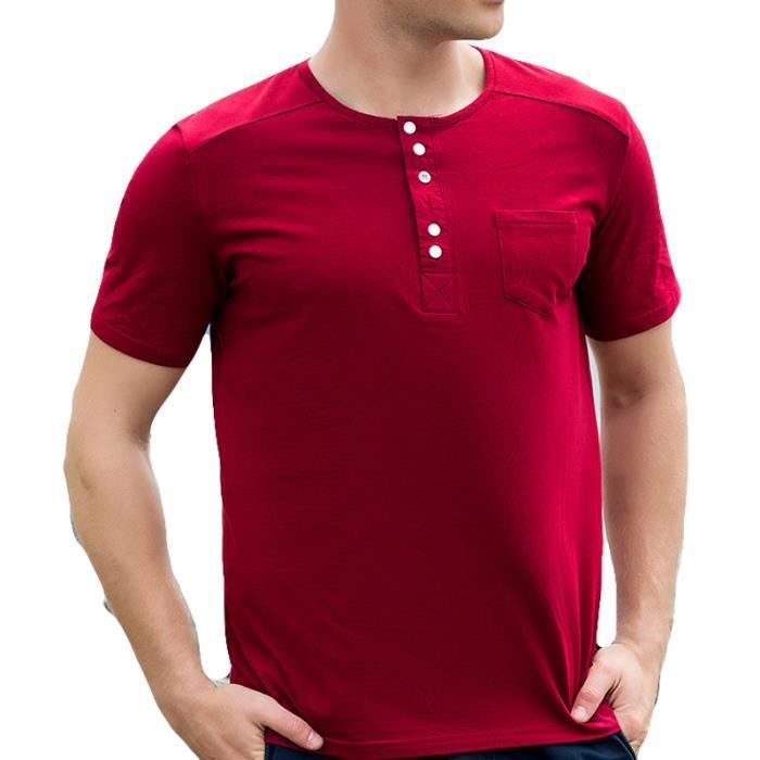 Tshirt homme XXL en cot XXL Rouge Cdiscount PrêtàPorter