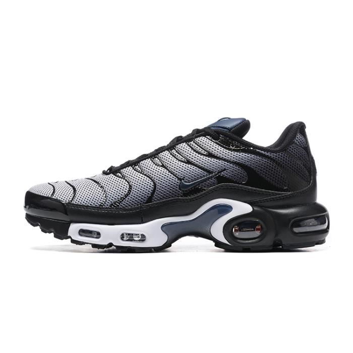 NIKE AIR MAX Plus TXT TN Baskets Chaussures Entrainement course Noir Gris Bleu Cdiscount Sport