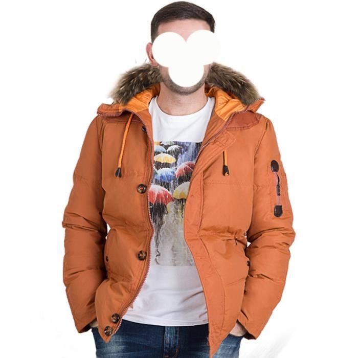 Manteau orange homme 2025