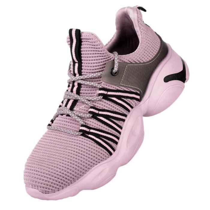 Chaussure de Securité Homme Anti-crevaison S3 Chaussures de Travail Femme Embout de Protection Acier Legere Chaussures Sneakers 
