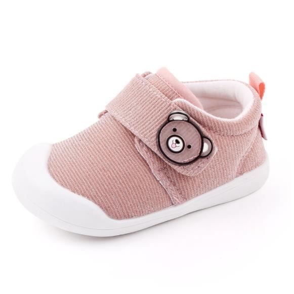 MASOCIO Chaussures Bébé Garçon Fille Premiers Pas Sneakers Plat Semelle Caoutchouc Antidérapant 