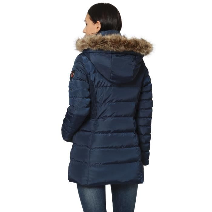 Doudoune femme Geographical Norway ANIES - Bleu marine - Manches longues
