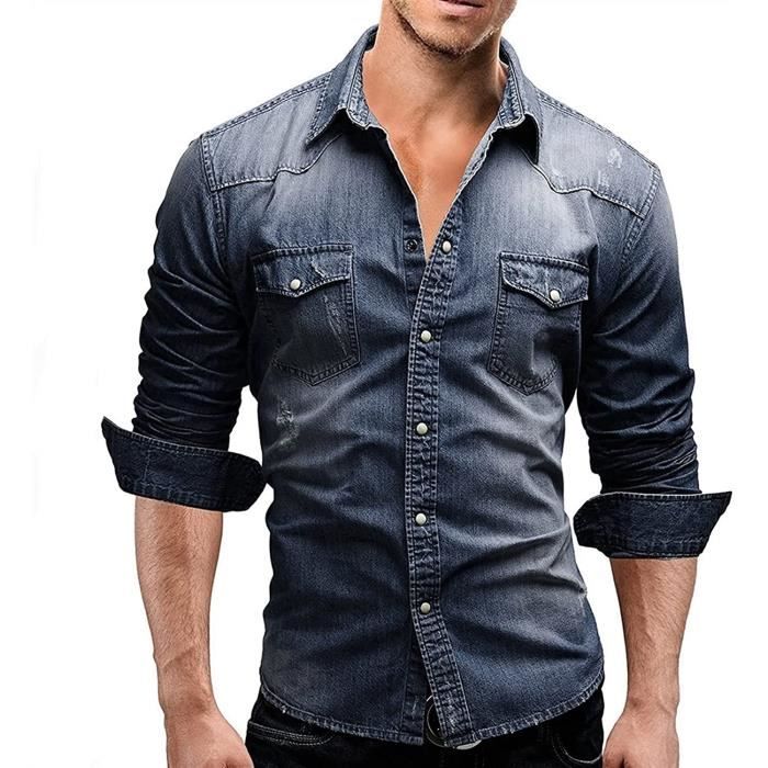 Chemise grise deals jean