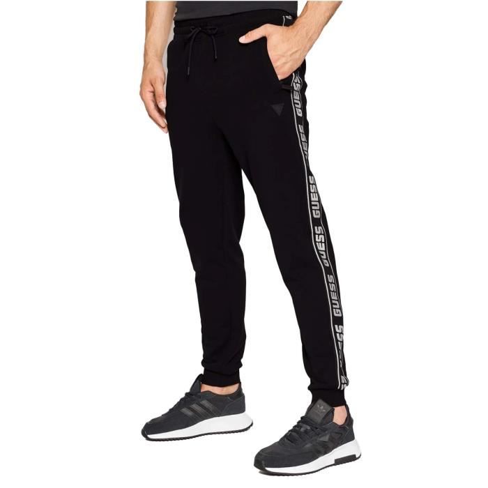 Pantalon sportwear à bande logo - Guess jeans - Homme