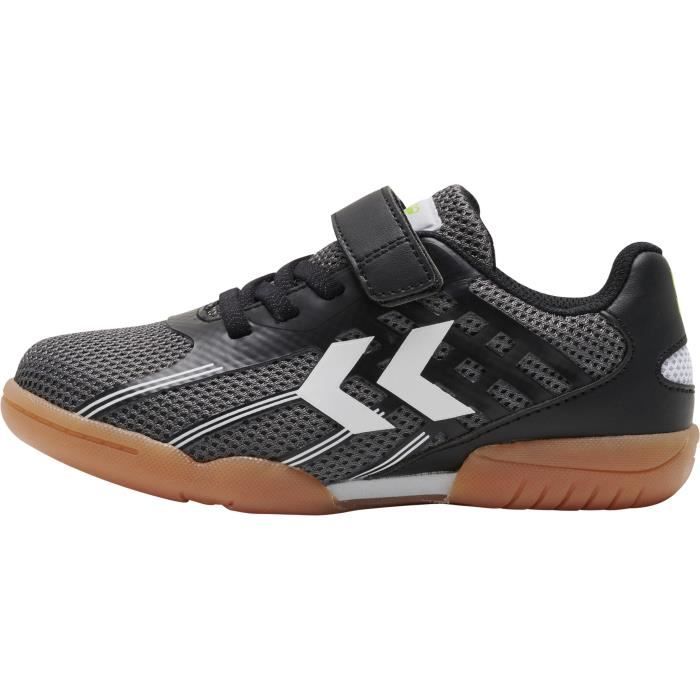 chaussures de handball indoor enfant hummel root elite vc - black/black - 29