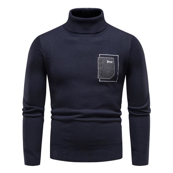 COOFANDY Pull Col Roulé Homme Tricot Coupe Classique Pullover