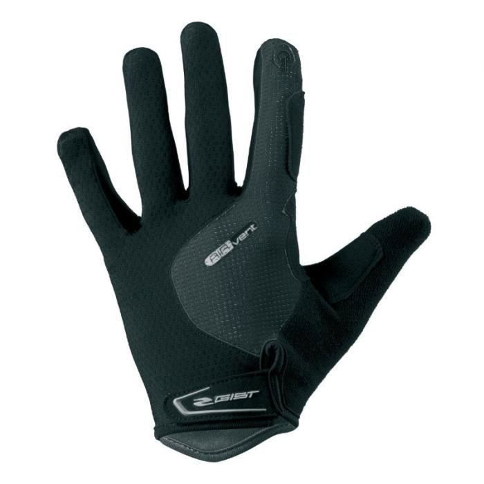 Gants VTT longs - Gist Hero Gel 5532 - Touche écran - Gel confort - Noir/gris