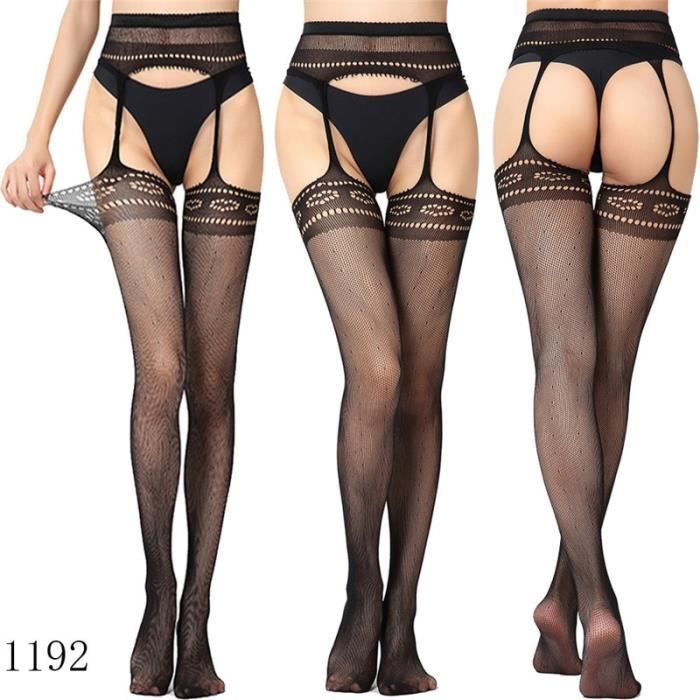 Collant Grande Taille En Résille Large - Noir - Marque Mapale - Neuf Avec étiquettes