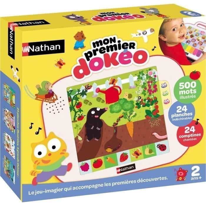 MON PREMIER DOKEO 2024 Jeu imagier NATHAN D couvertes Parlantes MON PREMIER DOKEO 2024 Jeu imagier NATHAN D couvertes Parlantes