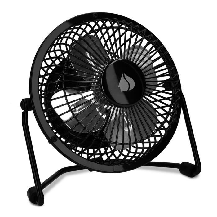 Mini ventilateur - Navaris - Portable USB - Silencieux - Inclinable - Compact - Navaris