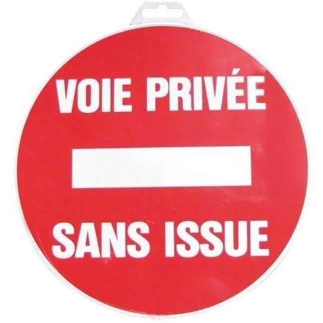 Disque - voie privée sans issue - D: 300 mm