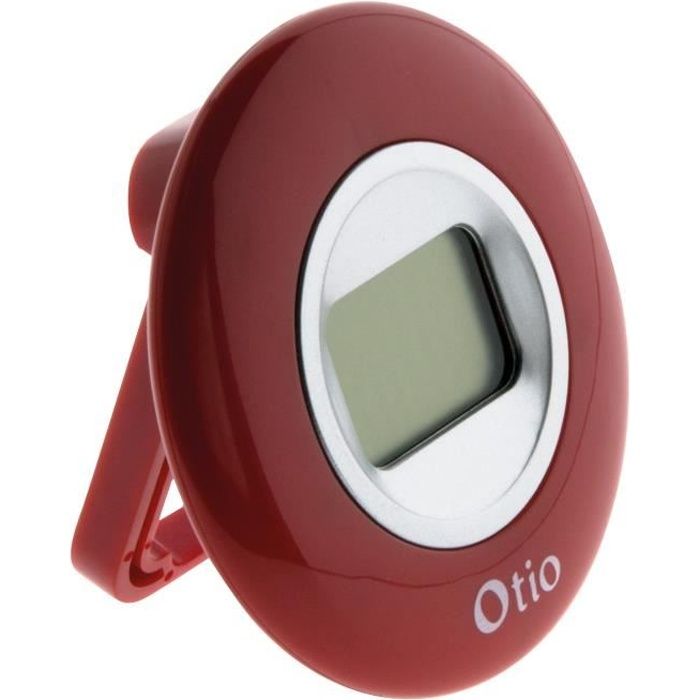 Thermomètre d'intérieur rouge - Otio