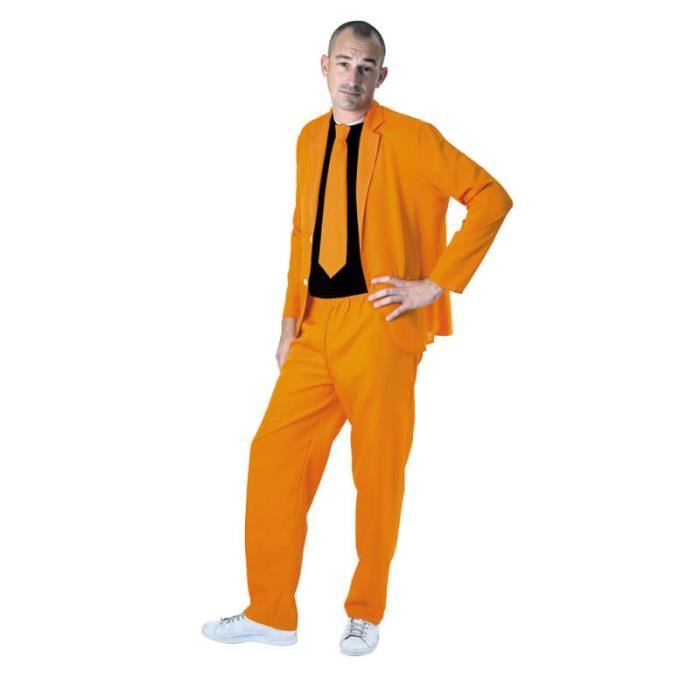 Costume Fashion Néon Disco - PARTY PRO - Homme - Orange - Intérieur - 2 pièces