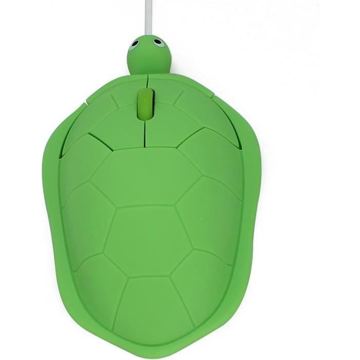 Souris Filaire Mignonne En Forme De Tortue,Silencieuse,Portable,Sans Fil,Adaptée Aux Ordinateurs