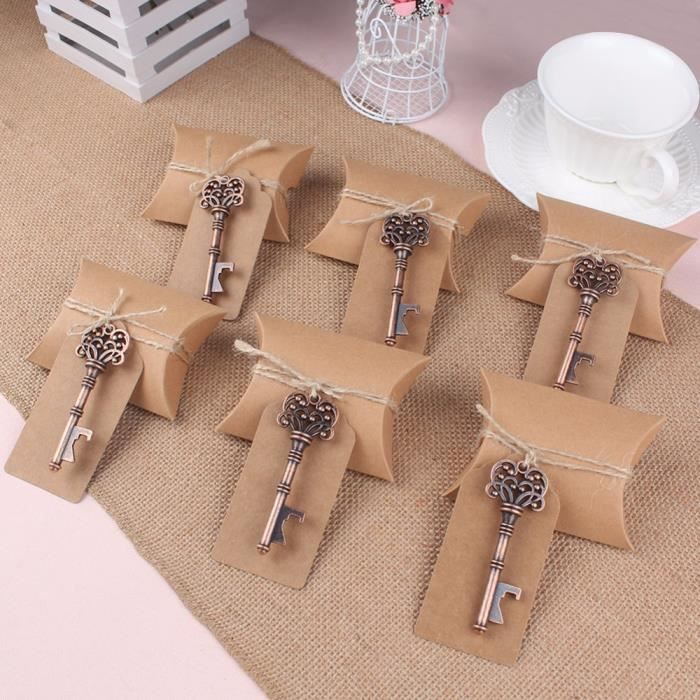 20pack Souvenirs De Mariage Decapsuleur Tags Boite De Mariage