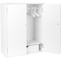 Armoire à poupées - SMALL FOOT - Blanc - 1 tiroir(s) - 2 porte(s) - Enfant