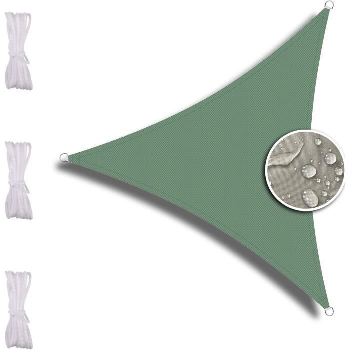 ZQXFZ Sonnensegel Wasserdicht – 3x3x4.3m, UV-Schutz, Aus Polyester-Oxford, Für Garten & Terrasse