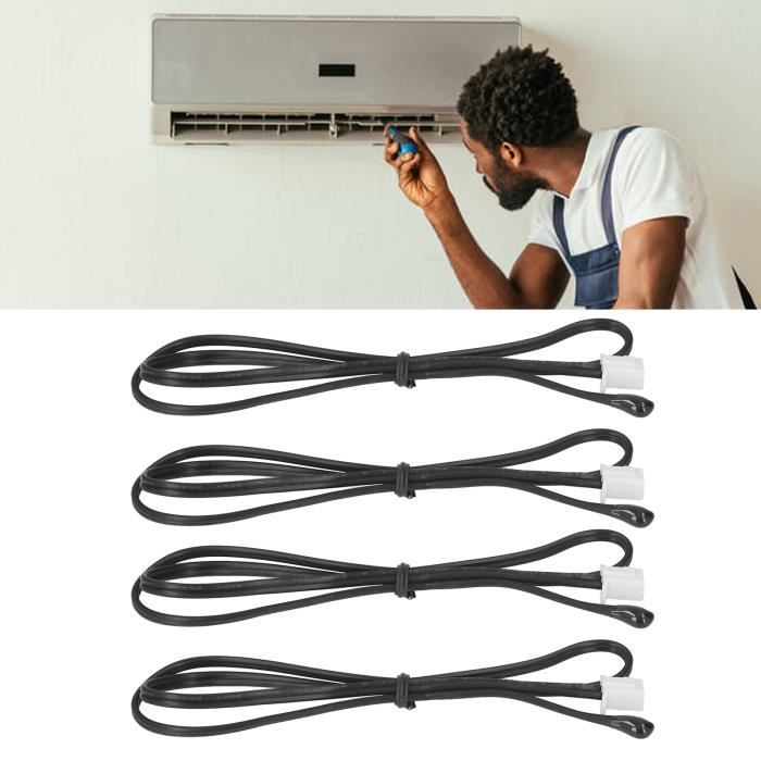 Sonde De Température étanche 10K – Pour Congélateurs, Climatiseurs, Fours – Précision 1%, Câble 1m, Plage -40°C à +300°C