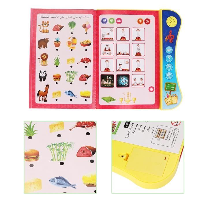 Jouets D'activité Livre D'apprentissage électronique Arabe Enfant Machine De Lecture Arabe Bébé Apprentissage Arabe Jouets De Développement Précoce