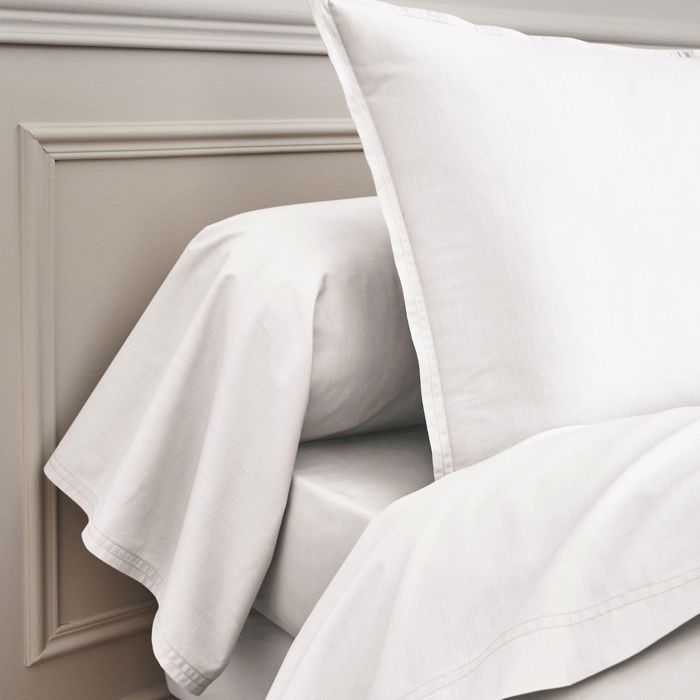 Taie de traversin Percale Gris Ardoise 90 cm