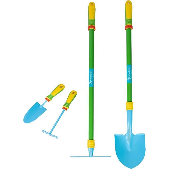 Kit De Jardinage Pour Enfants - Brouette, Pelle Et Râteau En Plastique Rose - Pour Sable, Terre, Jeux Extérieurs - À Partir De 2 Ans - 2