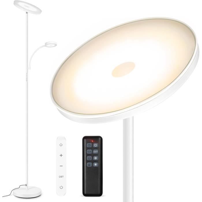 Lampadaire Sur Pied Led, Lampe Sur Pied Dimmable 4 Températures De