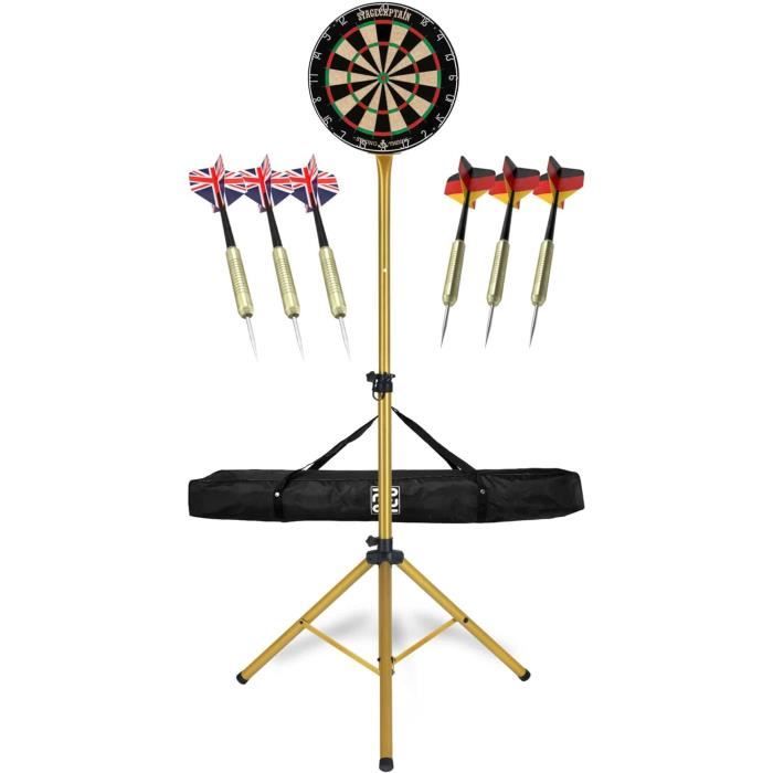 DBS1715 Bullseye Pro Dart Board Jeu de fléchettes classique avec