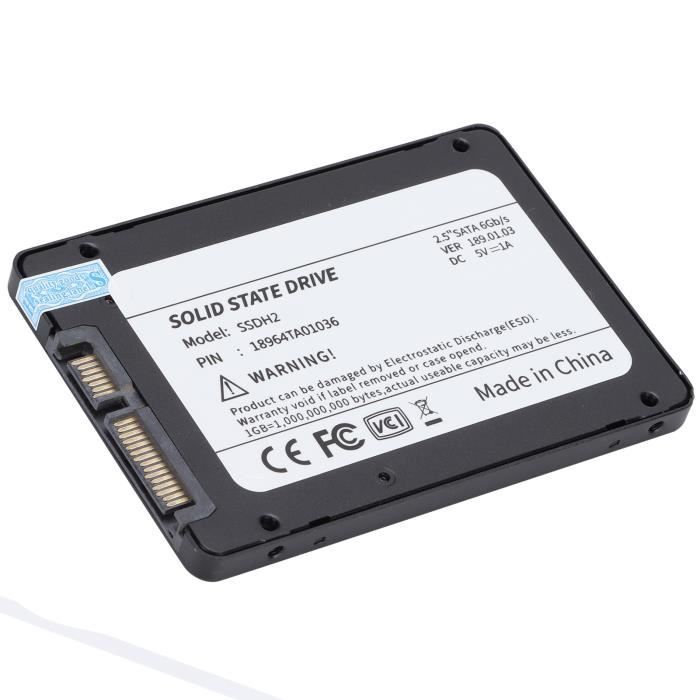 Disque Dur Interne 2,5 Pouces SATA 8M Cache 5400RPM HDD Pour Ordinateur