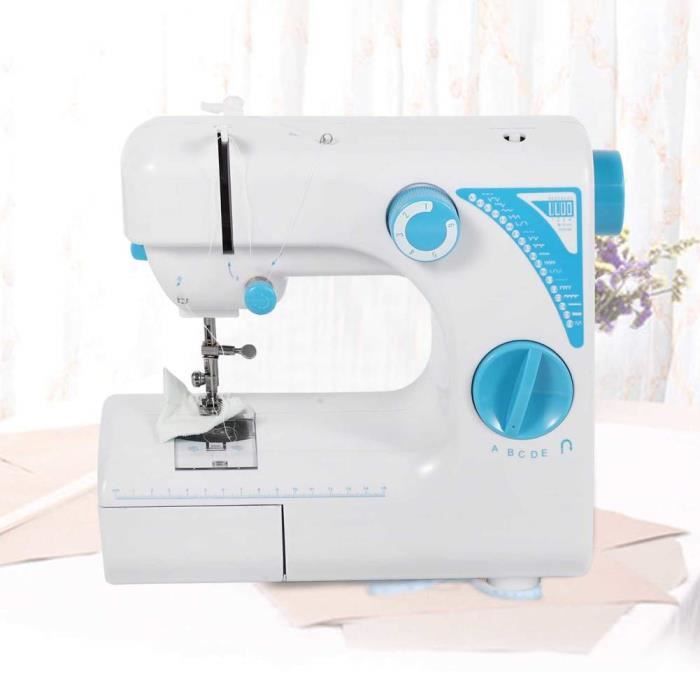 Machine à Coudre Portable YASM-505A - 12 Points De Couture, 2 Vitesses, Pédale