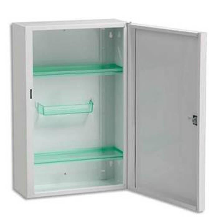 Armoire A Pharmacie Acier Fermeture A Clef 2 Etageres 1 Blaconnet L31 X H45 5 X P14 5 Cm Blanc Achat Vente Armoire A Pharmacie Armoire A Pharmacie Acier Cdiscount