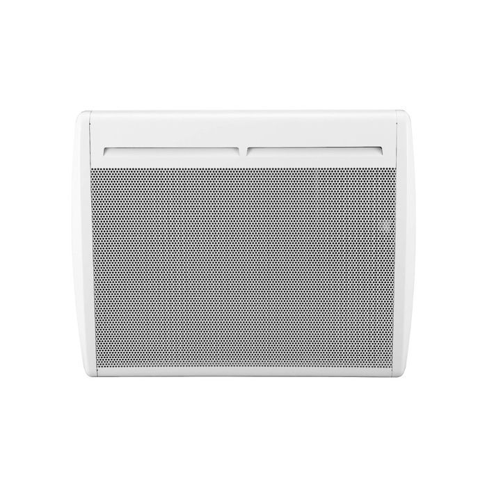Radiateur électrique fixe 1000W rayonnant horizontal blanc - Thermostat programmable - Sécurité enfant
