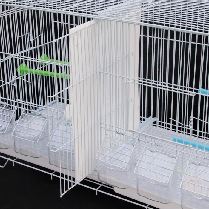 Cage amovible pour oiseaux - XJING - Blanc - Petit - A monter soi-même