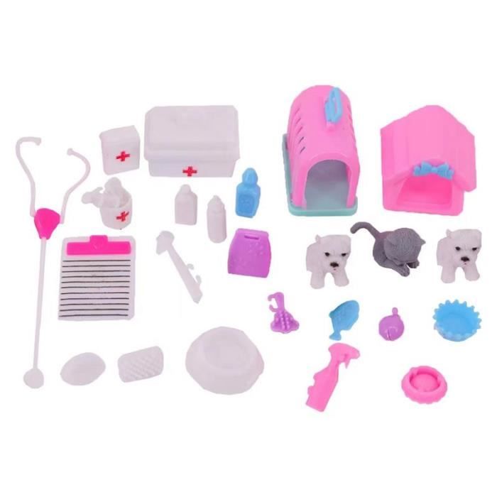 Enfants Vie Cintre en plastique Cintre Accessoires de poupée Toy Decoration 