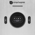 SMARTWARES Interphone vidéo 2 fils pour 3 appartements avec écran 3,5" tactile DIC-22132-1