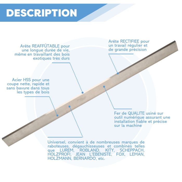 DSAINT Lames de rabot TCT compatibles pneumatique 3-1/4 pouces de remplacement réaffûtable for