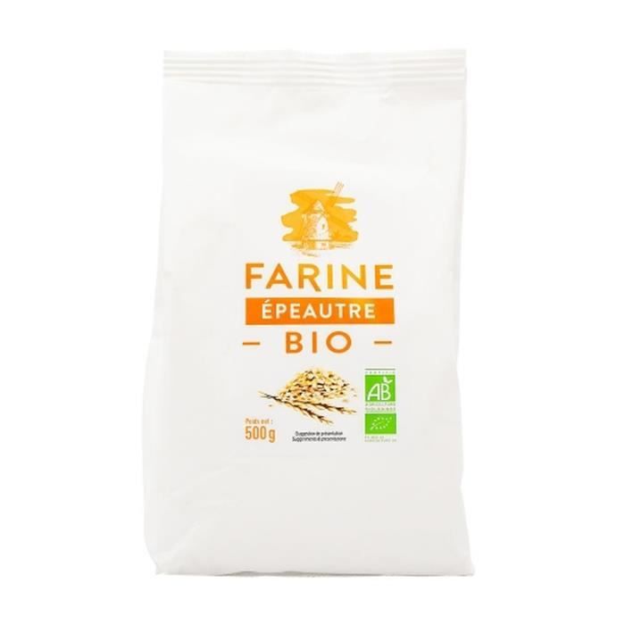 Farine complète de Petit épeautre bio et équitable T110 - 500 g