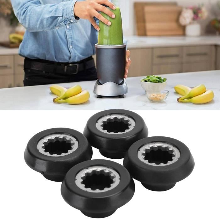 Kit Pièces Détachées Pour Extracteur De Jus Magic 250W – 2 Engrenages Base + 3 Engrenages Lame, Plastique/caoutchouc