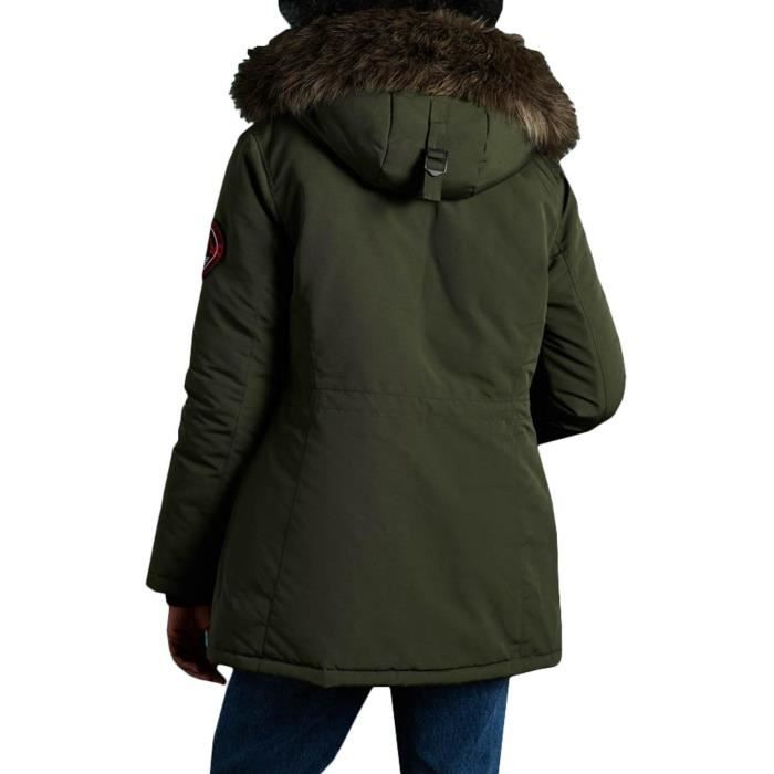Parka Vent Superdry Femme Taille S - Noir, Polyester, Occasion Très Bon état, Style Windbreaker