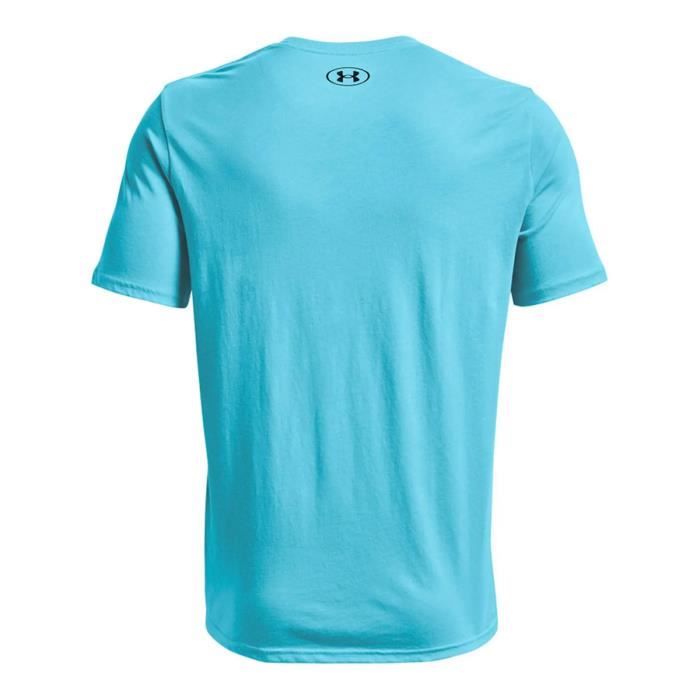 Tee shirt Homme UNDER ARMOUR Sportstyle Left Chest Bleu clair Coupe large Col rond cotele Bleu Cdiscount Pret a Porter