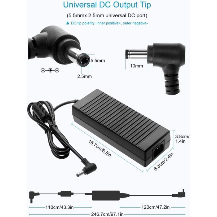 Adaptateur Secteur 12V 5A Avec Câble – Chargeur Pour IMAX B6 / B6AC / Mini Chargeur RC (prise EU)