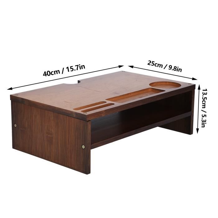 Réhausseur De Bureau Ajustable Hama - Plateforme Ergonomique Pour Travailler Assis Ou Debout