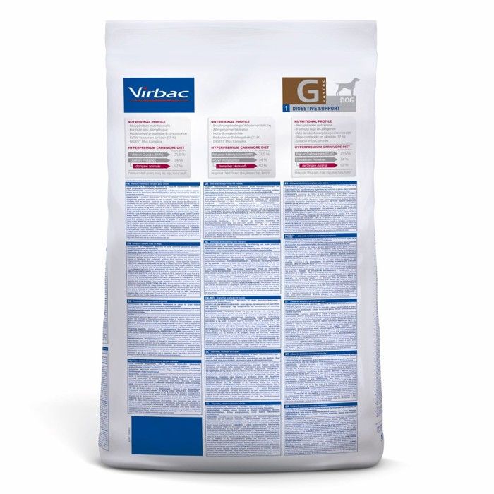 VIBRAC Croquettes Veterinary HPM Digestive Support - Pour chien - 7 kg ...