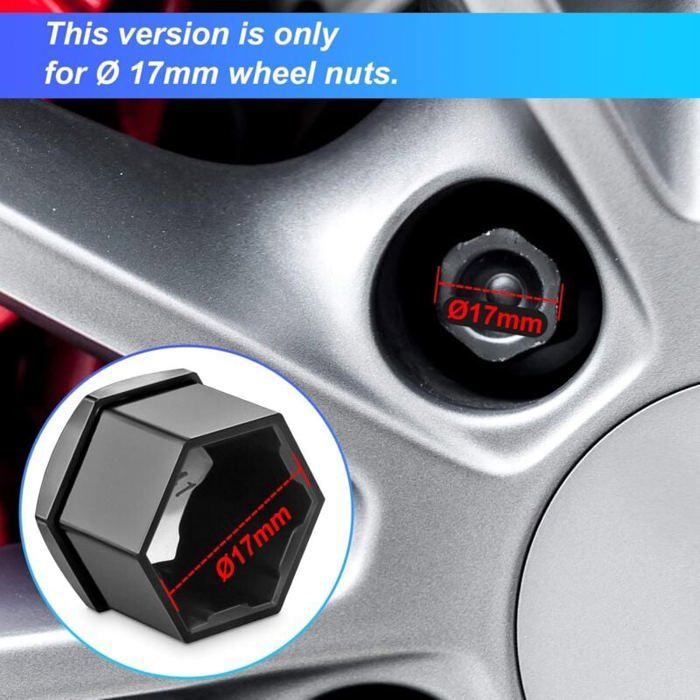 （Ø 19 mm）20 pièces cache-écrous de roue pour conversion de voiture avec ...