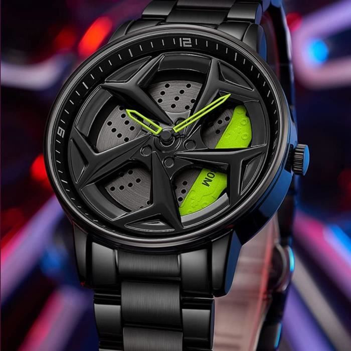 360 Cadran Rotatif Moyeu De Moyeu De Forme Montre Contour De