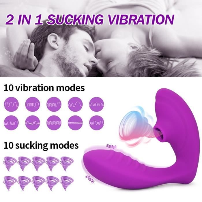 Vibromasseur 10 Vitesses - Jouet Sexuel Vibrant Pour Point G Et Clitoris - Neuf En Silicone