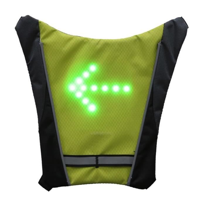 Gilet jaune shop clignotant velo