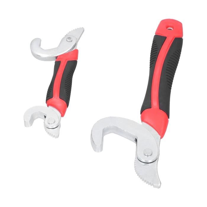 Clé à Molette Réglable Multifonction Universelle - Grand Modèle Pour Tuyaux, Boulons Et Écrous